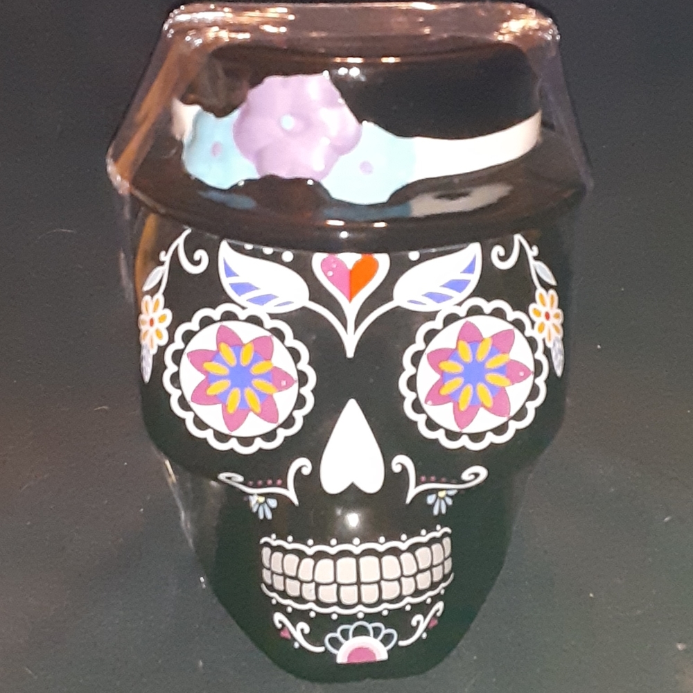 💀Sugar Skull cookie jar NWT